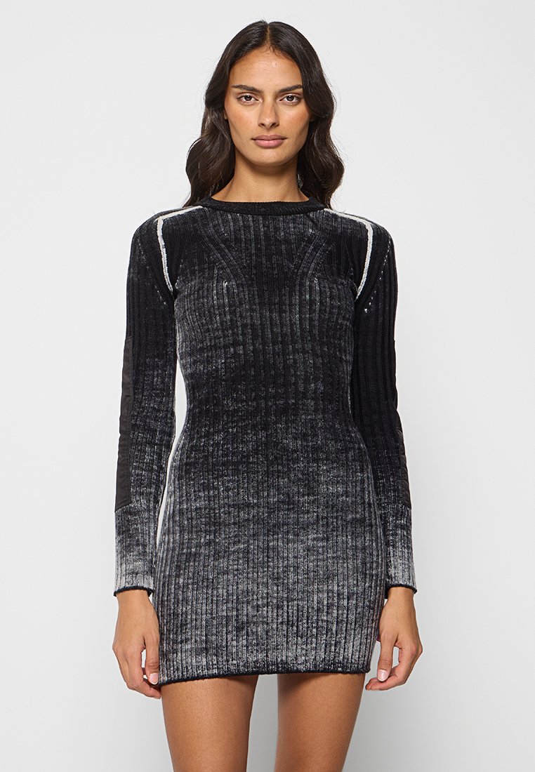 Diesel Gebreide jurk zwart