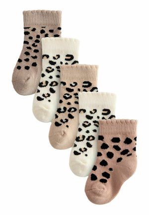 5 PACK - REGULAR FIT - Socks - neutral animal print