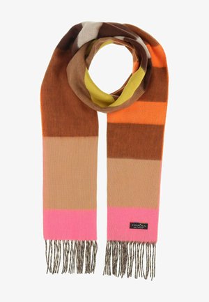 FRAAS STRIPES CASHMINK - Écharpe - camel