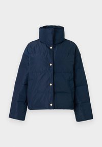 Casaco de penas - dark night navy