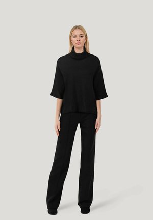 ROLLKRAGEN - Strickpullover - schwarz