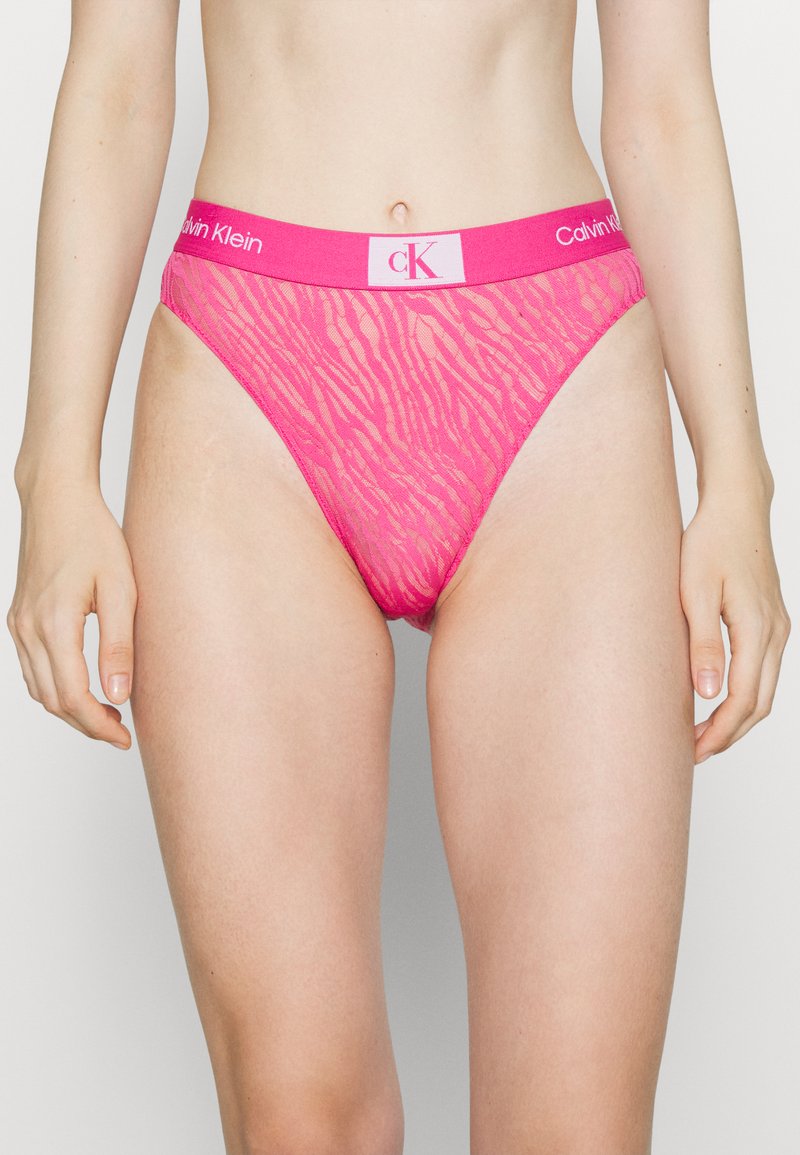 Calvin Klein Underwear HIGH WAIST - Briefs - fuchsia rose/neon pink ...