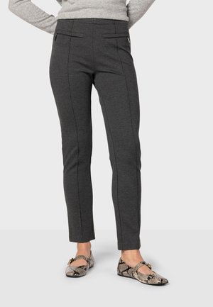 Trousers - mottled dark grey