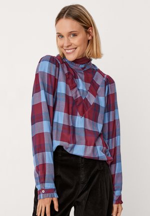 Blusa - blue check