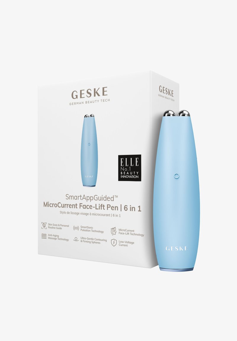 GESKE - MICROCURRENT FACE-LIFT PEN | 6 IN 1 - Ansiktsvård - tillbehör - aquamarine, Förstora