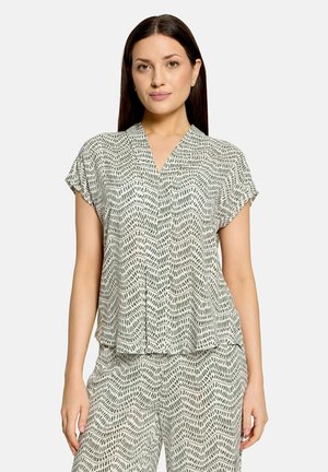 Cartoon, CARTOON MIT V-AUSSCHNITT SCHLUPFBLUSE - Blouse - cream khaki