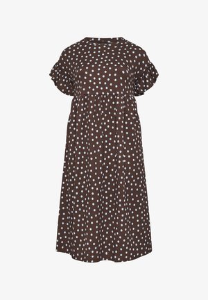 Yours Clothing, PLUS SIZE MAXI DRESSES - Vestido informal - chocolate
