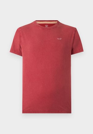 Hollister Co., SLIM CREW WASH - Βασικό μπλουζάκι - red
