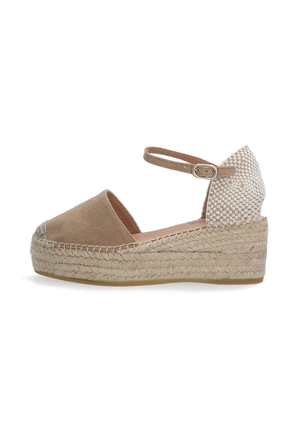 Plateaupumps - beige