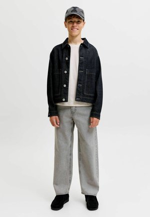 Jack & Jones Junior, BAGGY FIT JEANS JJIALEX JJORIGINAL SQ 852 JNR BAGGY FIT JEANS BOYS - Relaxed fit jeans - grey denim