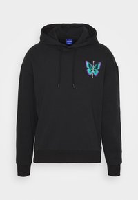 Jack & Jones Felpa con cappuccio - black