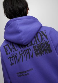 PULL&BEAR Jersey con capucha - mottled purple