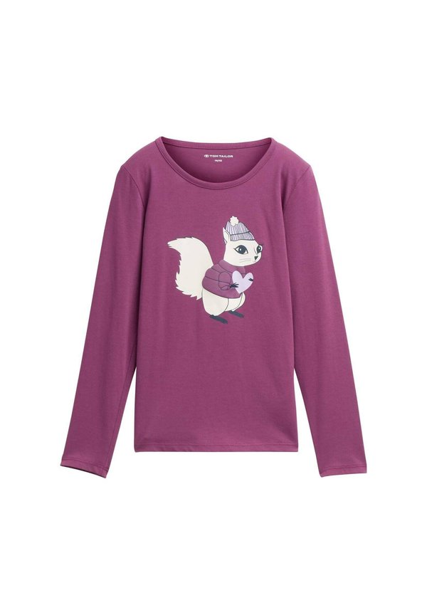 Langarmshirt - grape purple