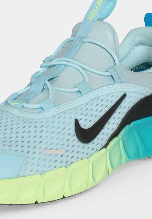 Nike FREE RIDE UNISEX - Road running shoes - glacier blue/black/light current blue/barely volt — photo 7
