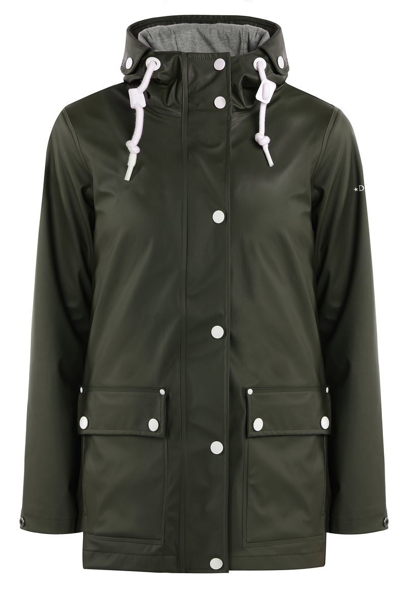 dreimaster Parka donkergroen