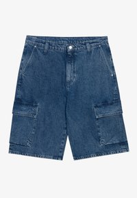 UNISEX - Lühikesed teksad - blue denim