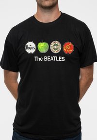 Paradiso Clothing THE BEATLES APPLE AND DRUMS UNISEX - Print T-shirt - black