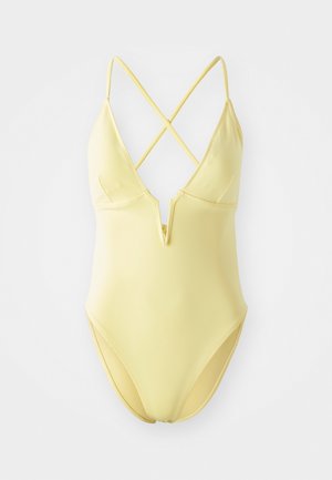 Good American, DEEP COMPRESSION SWIMSUIT - Μαγιό - lemon