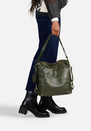 Burkely NATURAL  - Handtasche - dark green