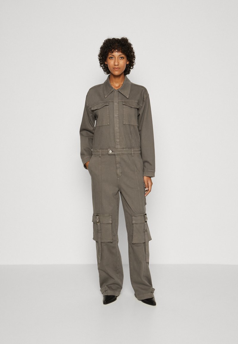 Gestuz Jumpsuit gunmetal grey/grau Zalando.ch