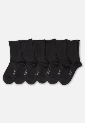 FALKE Happy 6-Pack - Ponožky - black
