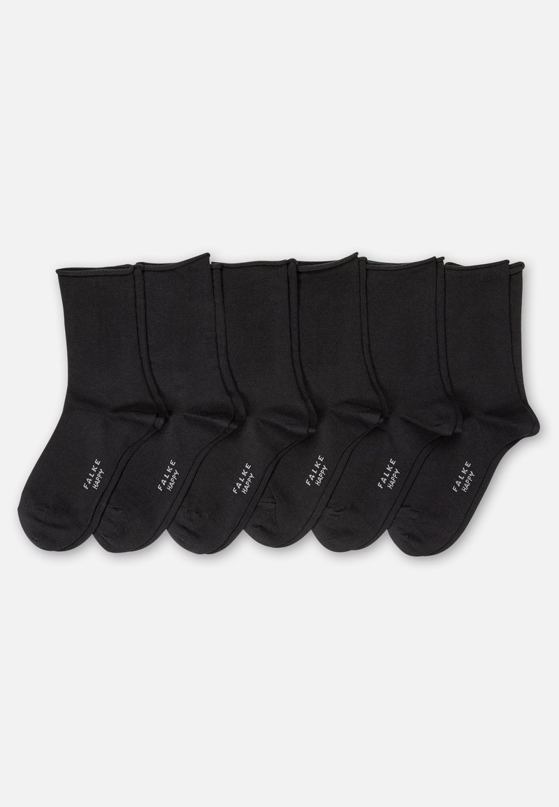FALKE Happy 6-Pack - Socks - black