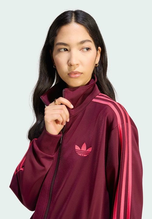 adidas FIREBIRD LOOSE - Summer jacket - maroon power pink — photo 3