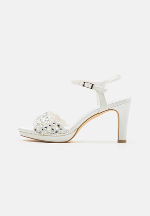 High heeled sandals - ivory