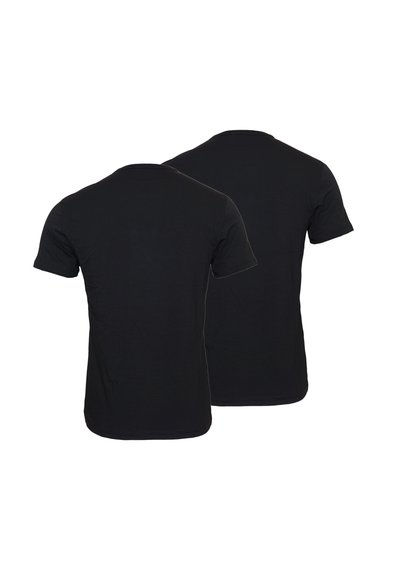 Emporio Armani 2 PACK - T-shirt med print - black