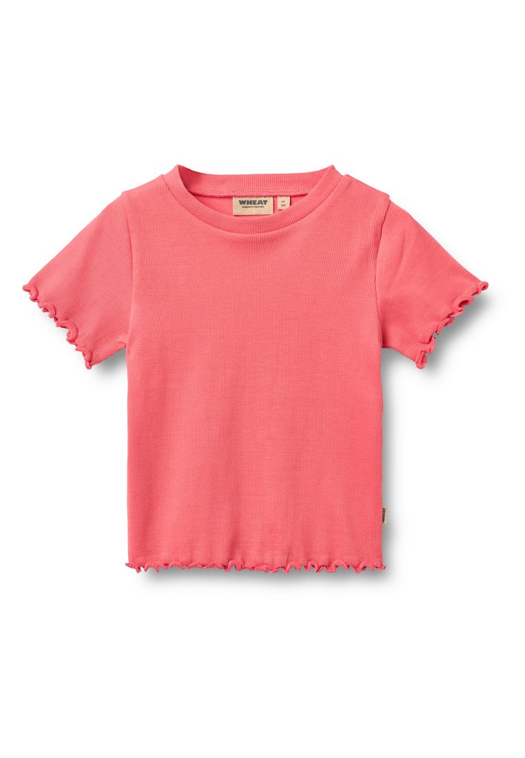 Wheat T-shirt basic lichtrood Wheat T-shirt basic lichtrood
