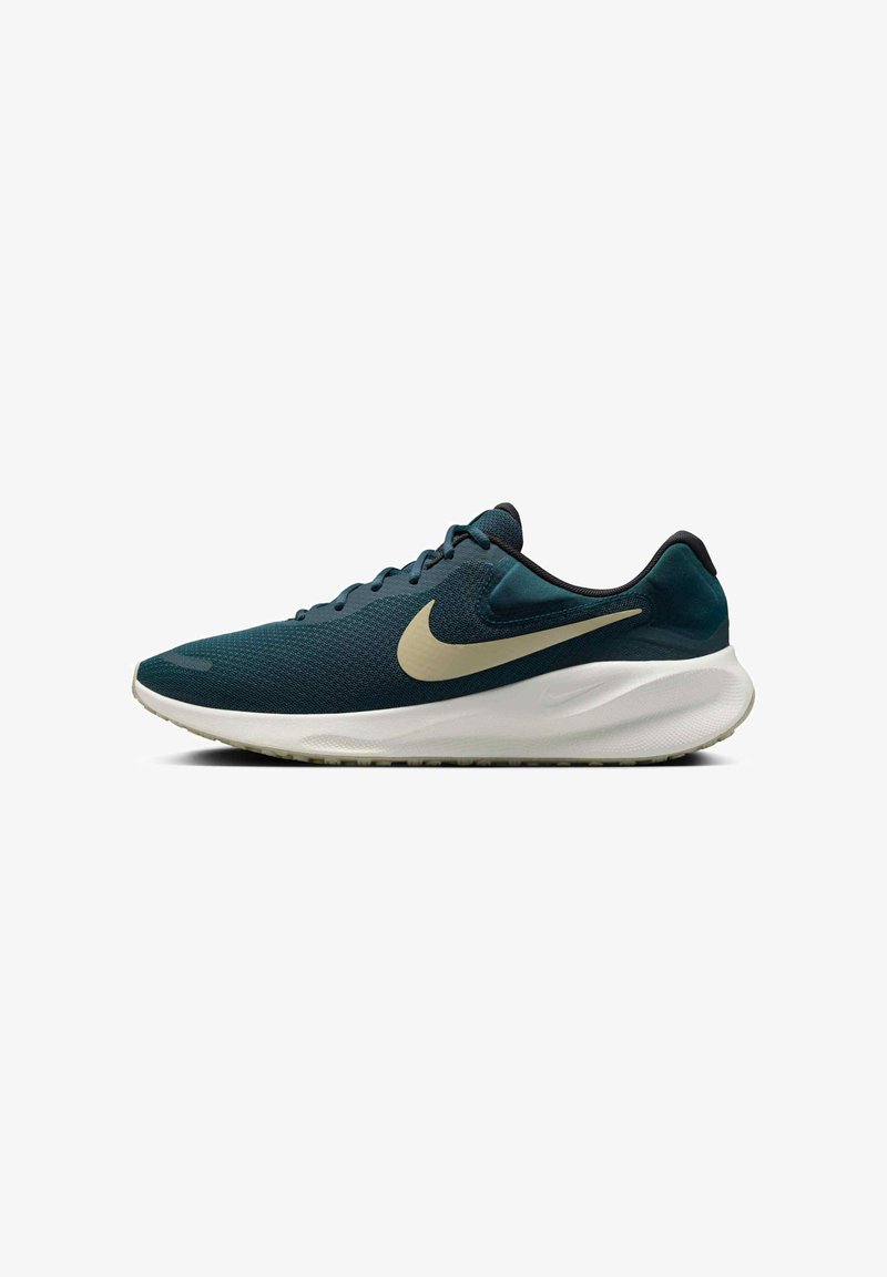 Nike Performance REVOLUTION 7 - Scarpe da corsa su strada - armoury navy green strike hyper pink desert khaki