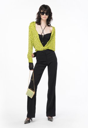 100054-A15M HULKA  - Trousers - limo black