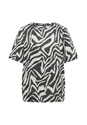 Cecil, T-SHIRT IN AUSBRENNER-OPTIK - T-shirt con stampa - palm breeze green
