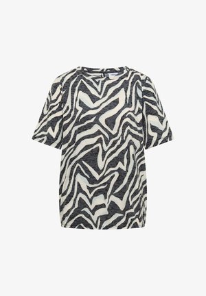Cecil, T-SHIRT IN AUSBRENNER-OPTIK - T-shirt con stampa - palm breeze green