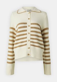 YAS YASTIGGA CARDIGAN - Kardigán - birch/tigers eye
