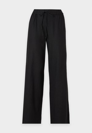 New Look, DRAWSTRING WIDE LEG - Broek - black