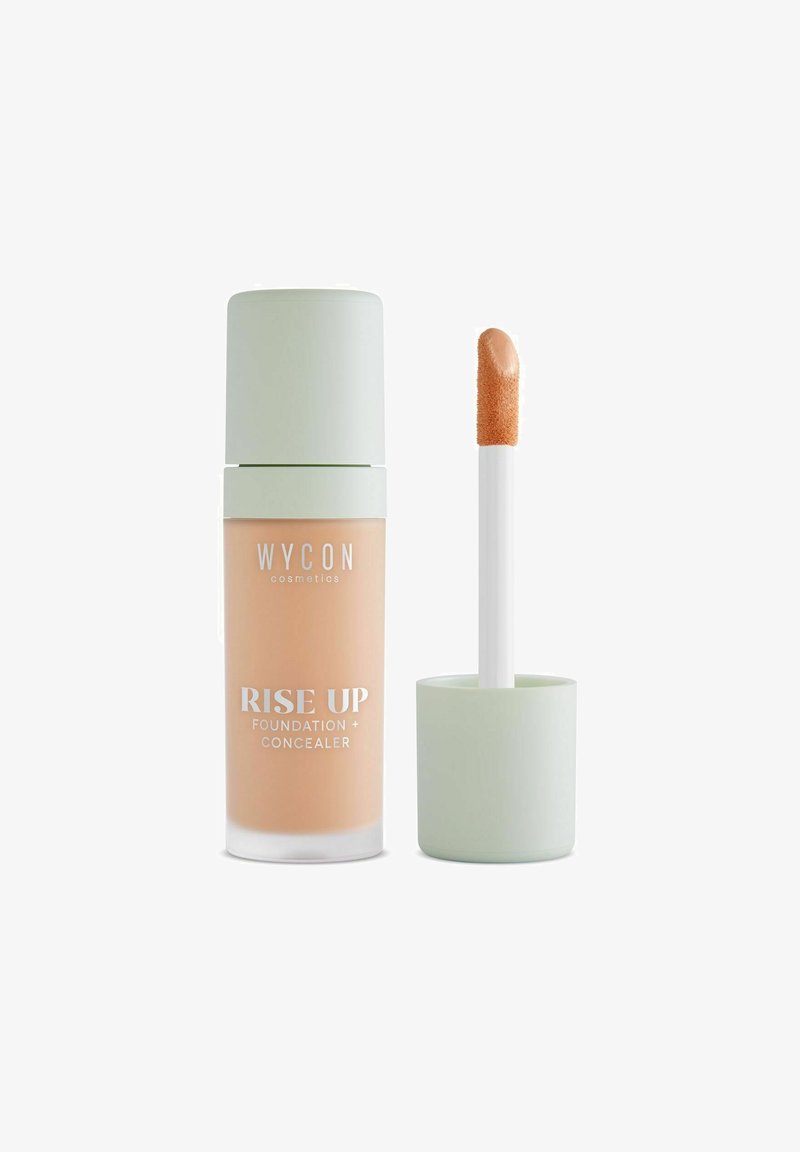 WYCON Cosmetics RISE UP FOUNDATION + CONCEALER FONDOTINTA MULTIFUNZIONE DAL FINISH LUMINOSO E UNIFORMANTE - Fondotinta - warm beige