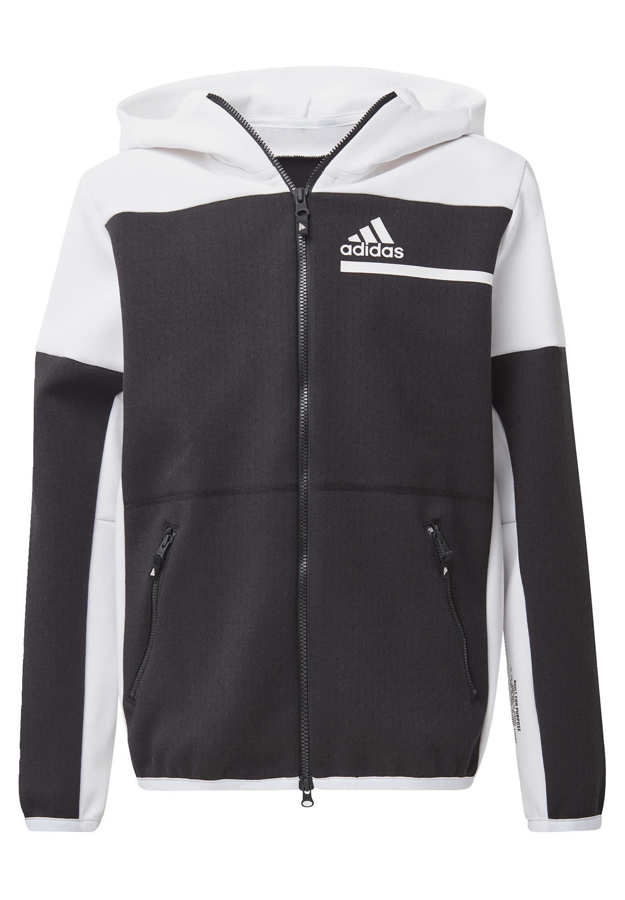 Adidas Performance Z N E Full Zip Hoodie Sweatjakke Black Svart Zalando No