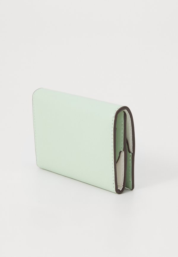 LABEL CARD CASE TRIFOLD WALLET - Wallet - pistachio ice3