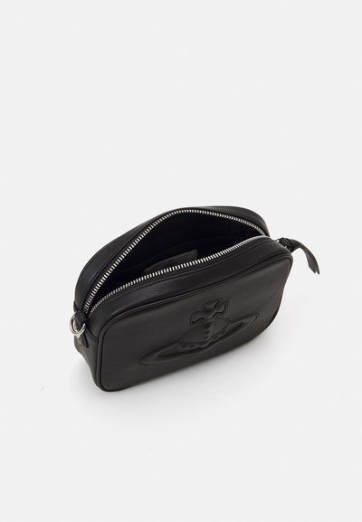 Vivienne Westwood ANNA CAMERA BAG UNISEX - Sac bandoulière - black