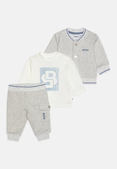 BABY TROUSERS SET - Cadeau de naissance - light gray china