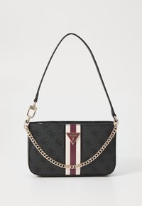 Guess - NOELLE MINI TOP ZIP SHOULDER - Sac à main - coal logo Image miniature 1