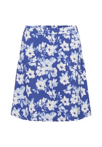 KASASHA - Trapecinis sijonas - blue chalk flowers