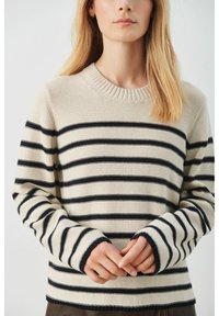 Part Two CAROLYN - Strickpullover - dark navy stripe