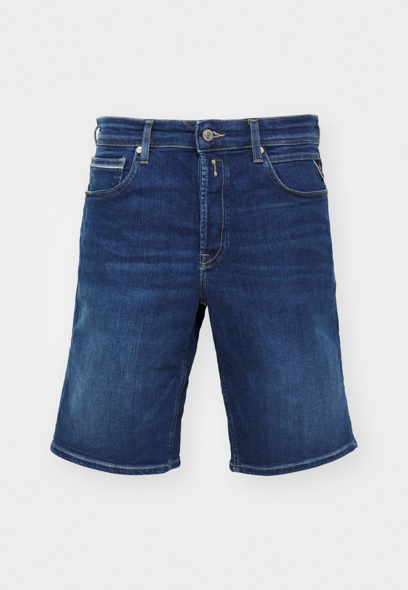 Replay Jeansshort donkerblauw denim