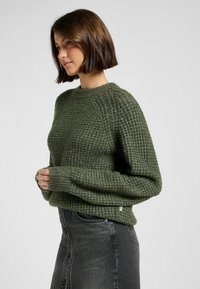 Lee LONG SLEEVE - Neule - olive gray
