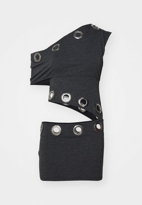 ASYMMETRIC EYELET DRESS - Jersey dress3
