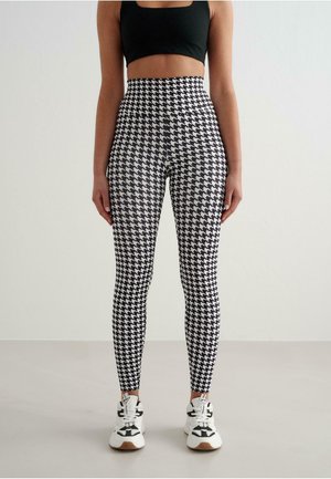 SENSE - Tights - black/white