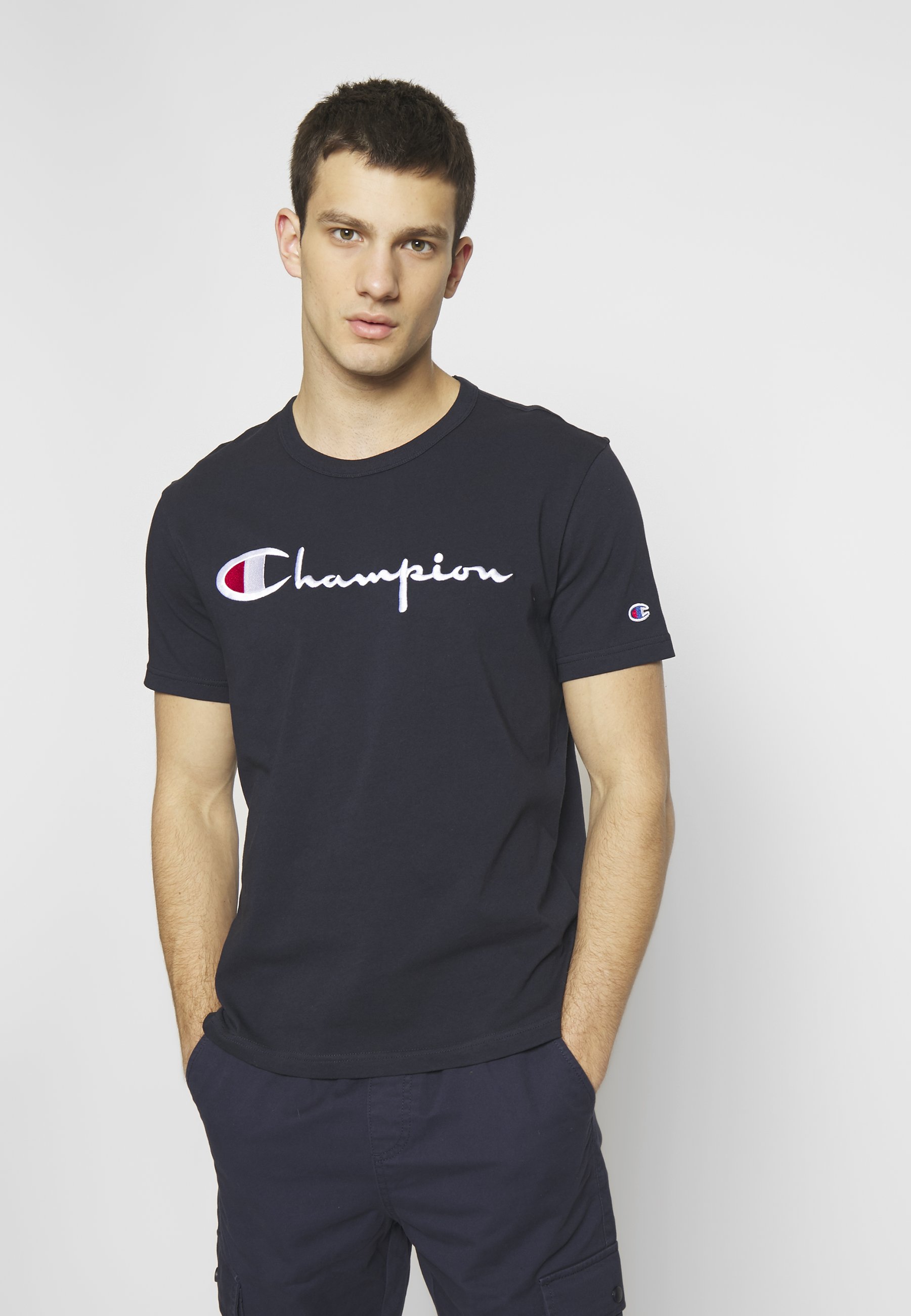 blue champion tee