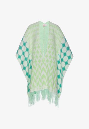 IZIA, IZIA PONCHO - Poncho - turquoise multicolor